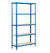 Simonrack Schwerlastregal SIMONCLICK 5 8435104912584 blau, weiß 90,0 x 50,0 x 180,0 cm