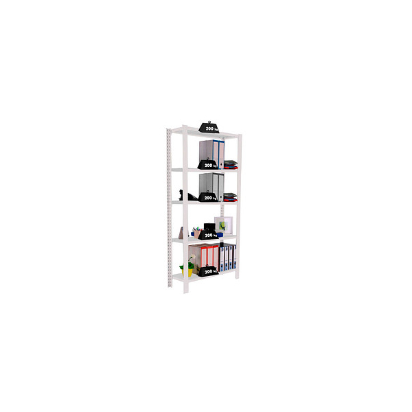 8435104914267 - Schwerlastregal OFFICCLICK 5 8435104914267 weiß 900 x 300 x 2100 cm 8435104914267 Simonrack 8435104914267 - Schwerlastregal OFFICCLICK 5 8435104914267 weiß 900 x 300 x 2100 cm 8435104914267 Simonrack