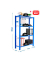 Simonrack Schwerlastregal OFFICCLICK 4 8435104916407 blau, weiß 90,0 x 30,0 x 150,0 cm