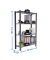 Simonrack Schwerlastregal OFFICCLICK 4 8435104916421 grau, weiß 90,0 x 30,0 x 150,0 cm