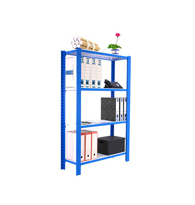 Simonrack Schwerlastregal OFFICCLICK 4 8435104916544 blau, weiß 90,0 x 40,0 x 150,0 cm