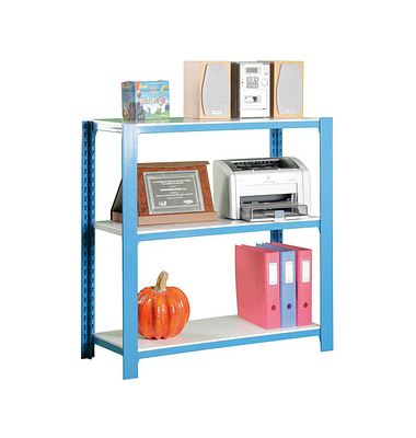 Simonrack Schwerlastregal OFFICCLICK 3 8435104916827 blau, weiß 90,0 x 40,0 x 100,0 cm