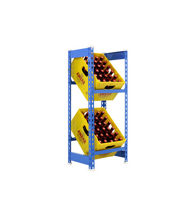 Simonrack Getränkekistenregal SIMONBOTTLE 2 8435104962398 blau 40,0 x 30,0 x 100,0 cm