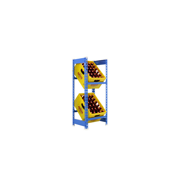8435104962398 - Getränkekistenregal SIMONBOTTLE 2 8435104962398 blau 400 x 300 x 1000 cm 8435104962398 Simonrack 8435104962398 - Getränkekistenregal SIMONBOTTLE 2 8435104962398 blau 400 x 300 x 1000 cm 8435104962398 Simonrack