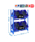Simonrack Getränkekistenregal SIMONBOTTLE 2 8435104962404 blau 80,0 x 30,0 x 100,0 cm