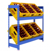 Getränkekistenregal SIMONBOTTLE 2 8435104962411 blau 100,0 x 30,0 x 100,0 cm