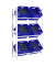 Simonrack Getränkekistenregal SIMONBOTTLE 3 8435104962558 weiß 80,0 x 30,0 x 180,0 cm