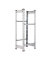 Simonrack Getränkekistenregal SIMONBOTTLE 2 8435104962596 silber 40,0 x 30,0 x 100,0 cm