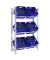Simonrack Getränkekistenregal SIMONBOTTLE 3 8435104962657 silber 80,0 x 30,0 x 180,0 cm