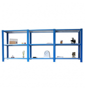 Simonrack Schwerlastregal OFFICCLICK 3 8435104998397 blau, weiß 270,0 x 40,0 x 100,0 cm