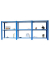 Simonrack Schwerlastregal OFFICCLICK 3 8435104998397 blau, weiß 270,0 x 40,0 x 100,0 cm