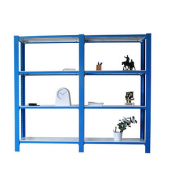 Simonrack Schwerlastregal OFFICCLICK 4 8435104998489 blau, weiß 180,0 x 40,0 x 150,0 cm