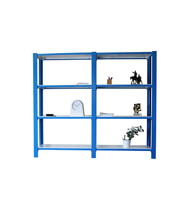 Simonrack Schwerlastregal OFFICCLICK 4 8435104998489 blau, weiß 180,0 x 40,0 x 150,0 cm