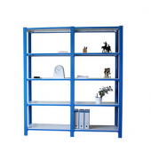 Simonrack Schwerlastregal OFFICCLICK 5 8435104998601 blau, weiß 180,0 x 40,0 x 210,0 cm