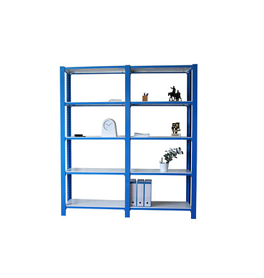Simonrack Schwerlastregal OFFICCLICK 5 8435104998601 blau, weiß 180,0 x 40,0 x 210,0 cm