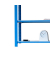 Simonrack Schwerlastregal OFFICCLICK 5 8435104998601 blau, weiß 180,0 x 40,0 x 210,0 cm