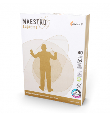 Kopierpapier Maestro Supreme 9407A80S A4 80g hochweiß  