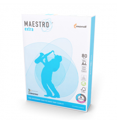 Kopierpapier Maestro Extra 9457A80S A4 80g hochweiß 