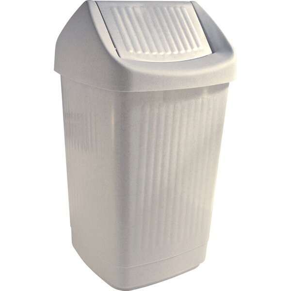 9002427371399 - Schwingdeckelabfallbehälter 25 Liter granit mit Klappe aus Polystyrol 9002427371399 Teko-plastic 9002427371399 - Schwingdeckelabfallbehälter 25 Liter granit mit Klappe aus Polystyrol 9002427371399 Teko-plastic