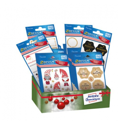 Weihnachtsetikett Weihnachtsmix sortiert