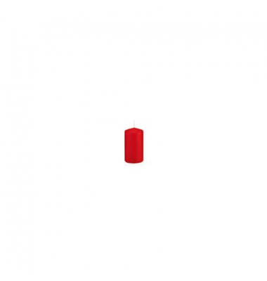 Stumpenkerzen 618317.001 ohne rot 120x58mm (Hx&Oslash;) ca. 40 Stunden Brenndauer
