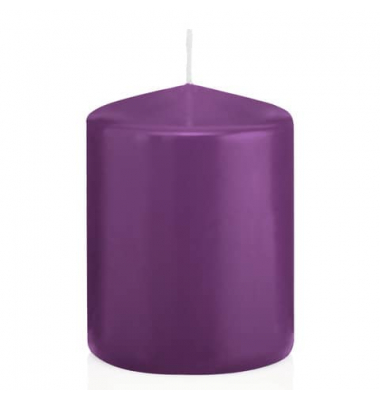 Stumpenkerzen 618315.075 ohne brombeer 80x60mm (Hx&Oslash;) ca. 29 Stunden Brenndauer