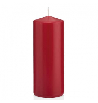 Stumpenkerzen 618318.056 ohne altrot 150x60mm (Hx&Oslash;) ca. 54 Stunden Brenndauer