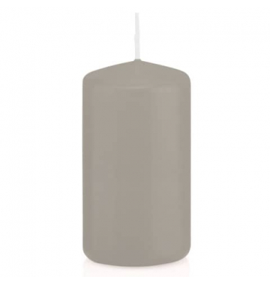 Stumpenkerzen 618317.020 zinn 120x60mm (HxØ) ca. 40 Stunden Brenndauer