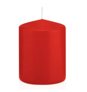 Stumpenkerzen 618315.001 ohne rot 80x60mm (Hx&Oslash;) ca. 29 Stunden Brenndauer