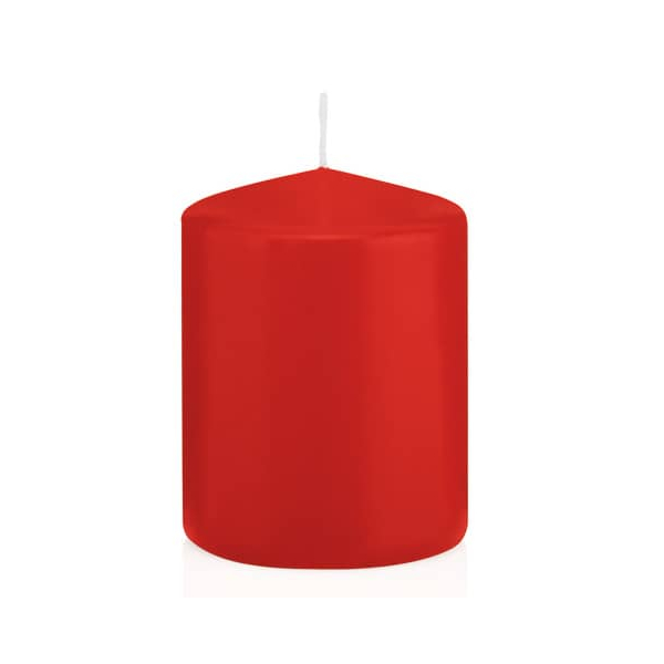16 Stück Wiedemann Stumpenkerzen 618315.001 rot 80x60mm (HxØ) ca. 29 Stunden Brenndauer 4009406740110 Wiedemann