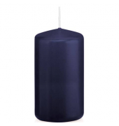 Stumpenkerzen 618317.006 dunkelblau 120x60mm (HxØ) ca. 40 Stunden Brenndauer