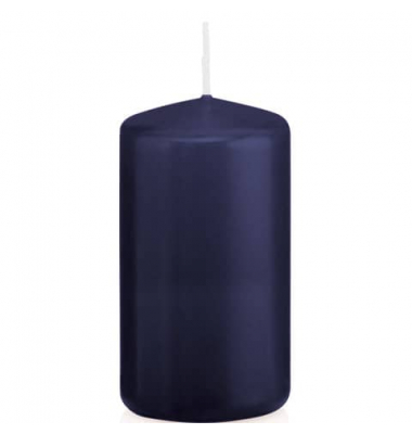 Stumpenkerzen 618317.006 dunkelblau 120x60mm (HxØ) ca. 40 Stunden Brenndauer