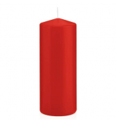 Stumpenkerzen 618318.001 ohne rot 150x60mm (Hx&Oslash;) ca. 54 Stunden Brenndauer