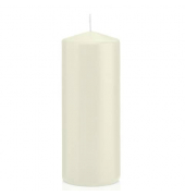 Stumpenkerzen 618318.003 ohne elfenbein 150x60mm (Hx&Oslash;) ca. 54 Stunden Brenndauer