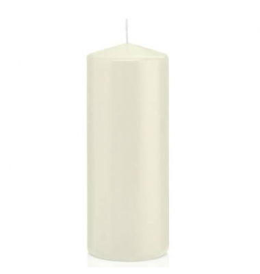 Stumpenkerzen 618318.003 ohne elfenbein 150x60mm (Hx&Oslash;) ca. 54 Stunden Brenndauer