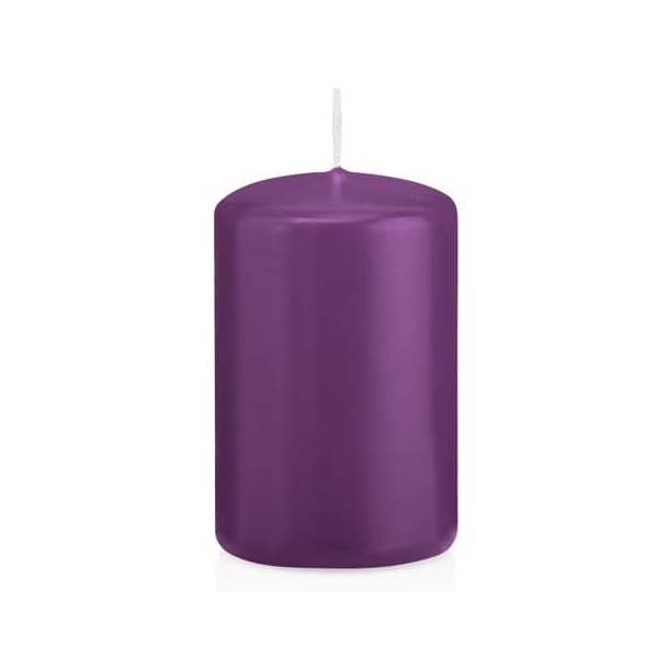 24 Stück Wiedemann Stumpenkerzen 618308.075 brombeer 80x50mm (HxØ) ca. 18 Stunden Brenndauer 4009406750485 Wiedemann