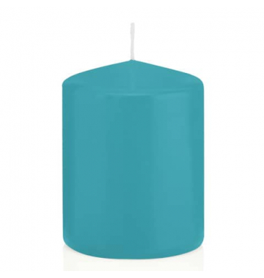 Stumpenkerzen 618315.032 azurblau 80x60mm (HxØ) ca. 29 Stunden Brenndauer
