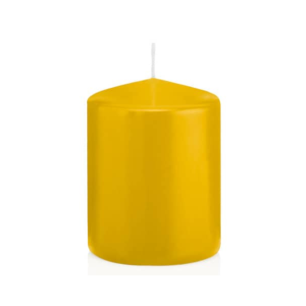 16 Stück Wiedemann Stumpenkerzen 618315.083 dotter 80x60mm (HxØ) ca. 29 Stunden Brenndauer 4009406759280 Wiedemann