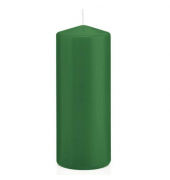 Stumpenkerzen 618318.008 dunkelgrün 150x60mm (HxØ) ca. 54 Stunden Brenndauer