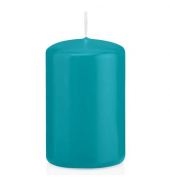 Stumpenkerzen 618308.032 azurblau 80x50mm (HxØ) ca. 18 Stunden Brenndauer