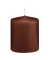 Stumpenkerzen 618315.125 kastanie 80x60mm (HxØ) ca. 29 Stunden Brenndauer