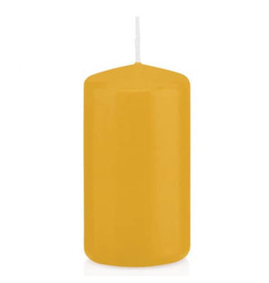 Stumpenkerzen 618317.015 gelb 120x60mm (HxØ) ca. 40 Stunden Brenndauer