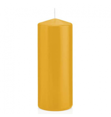 Stumpenkerzen 618318.015 gelb 150x60mm (HxØ) ca. 54 Stunden Brenndauer