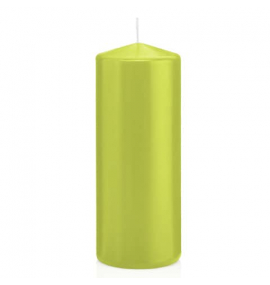 Stumpenkerzen 618318.041 apfelgrün 150x60mm (HxØ) ca. 54 Stunden Brenndauer