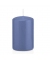 Stumpenkerzen 618308.124 grau/blau 80x50mm (HxØ) ca. 18 Stunden Brenndauer
