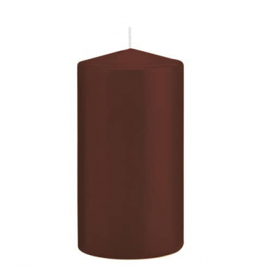 Stumpenkerzen 618318.125 kastanie 150x60mm (HxØ) ca. 54 Stunden Brenndauer