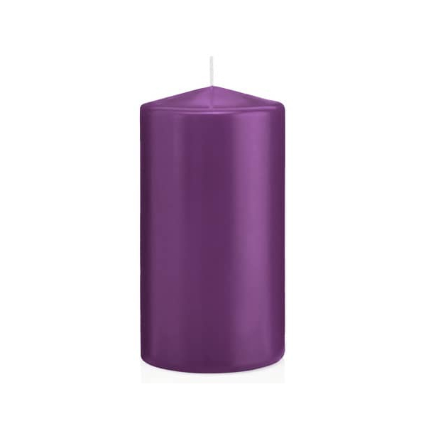 8 Stück Wiedemann Stumpenkerzen 618323.075 brombeer 150x80mm (HxØ) ca. 69 Stunden Brenndauer 4009406460285 Wiedemann
