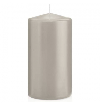 Stumpenkerzen 618323.020 zinn 150x80mm (HxØ) ca. 69 Stunden Brenndauer