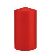 Stumpenkerzen 618323.001 ohne rot 150x80mm (Hx&Oslash;) ca. 69 Stunden Brenndauer