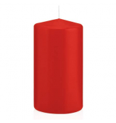 Stumpenkerzen 618354.001 ohne rot 130x70mm (Hx&Oslash;) ca. 52 Stunden Brenndauer